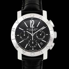 Thumbnail von Bulgari 101558 - Chronograph Automatic Black Dial Men's Watch </h1>
