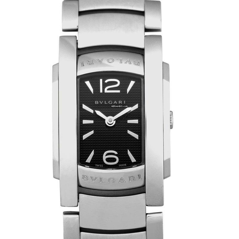  Bulgari Bulgari 101698 - Bvlgari Bvlgari Quartz Black Dial Stainless Steel Ladies Watch </h1> 