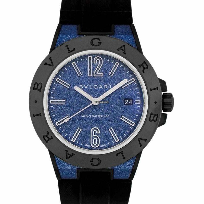  Bulgari 102364 - Magnesium Automatic Blue Dial Men's Watch </h1> 