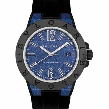  Bulgari 102364 - Magnesium Automatic Blue Dial Men's Watch </h1> 