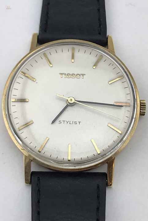 TISSOT Stylist Goldarmbanduhr