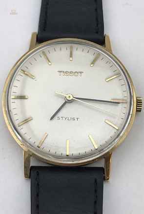 TISSOT Stylist Goldarmbanduhr