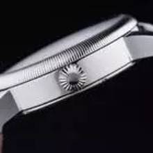 Thumbnail von Cornehl Classic Black gerändelte Lünette , Zwiebelkrone