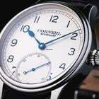 Cornehl Classic Silver Lünette doppelbombiert Zwiebelkrone