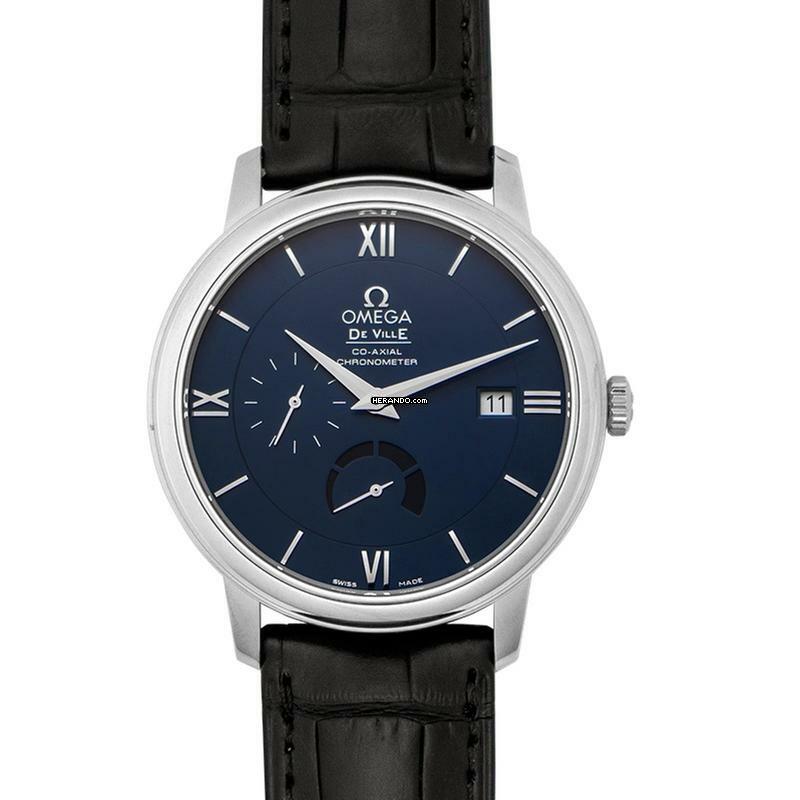  Omega De Ville Prestige 424.13.40.21.03.001 - De Ville Prestige Co-Axial Power Reserve 39.5 mm Automatic Blue Dial </h1> 