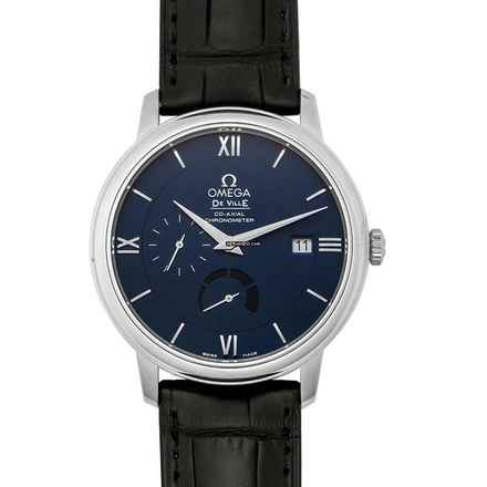 Omega De Ville Prestige 424.13.40.21.03.001 - De Ville Prestige Co-Axial Power Reserve 39.5 mm Automatic Blue Dial </h1> 