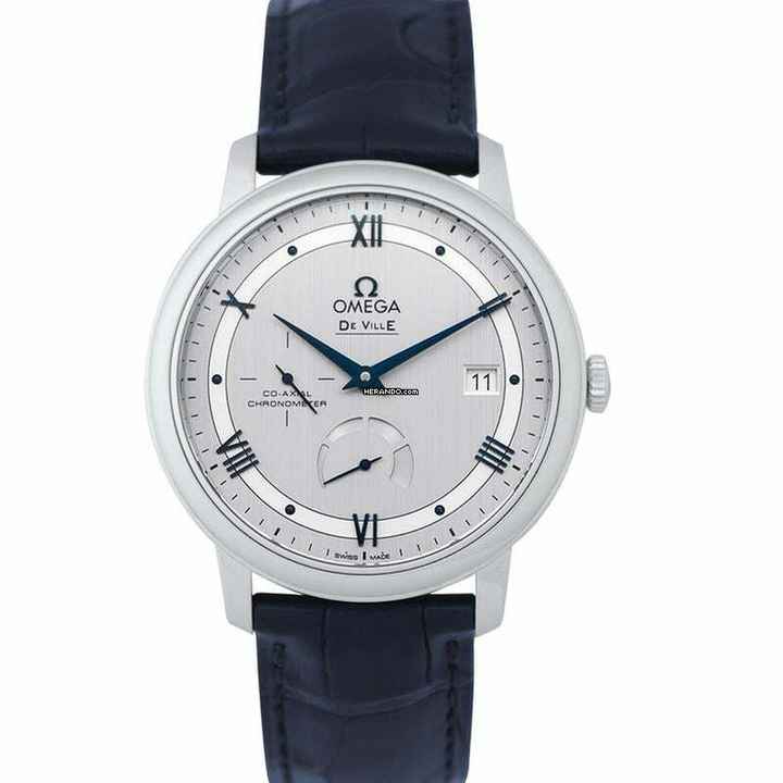  Omega De Ville Prestige 424.13.40.21.02.003 - De Ville Prestige Co-Axial Power Reserve 39.5 mm Automatic Silver Di </h1> 