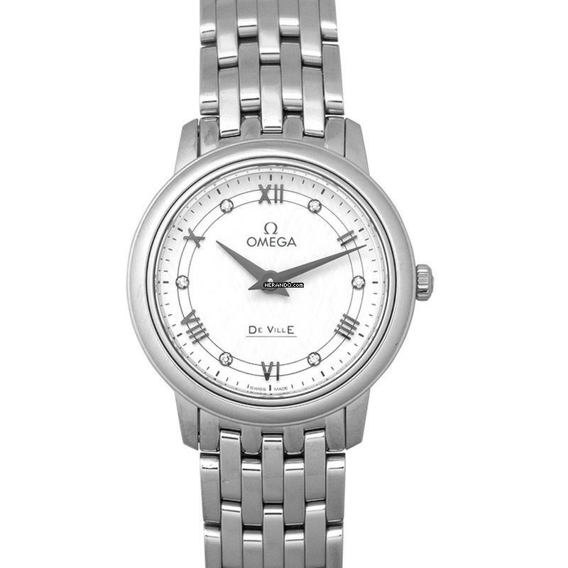  Omega De Ville Prestige 424.10.27.60.52.002 - De Ville Quartz Silver Dial Stainless Steel Ladies Watch </h1> 