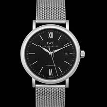 Thumbnail von IWC Portofino Automatic IW356506 - Portofino Automatic Black Dial Men's Watch </h1>