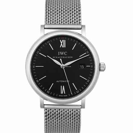  IWC Portofino Automatic IW356506 - Portofino Automatic Black Dial Men's Watch </h1> 