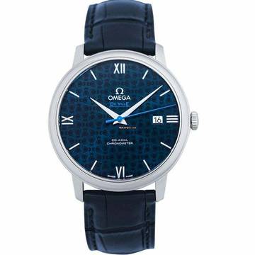  Omega De Ville Prestige 424.13.40.20.03.003 - De Ville Prestige Co-Axial 39.5 mm Automatic Blue Dial Steel Men's W </h1> 