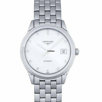  Longines Flagship L47744276 - Flagship Automatic White Dial Diamond Indexes Men's Watch </h1> 