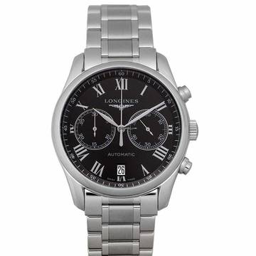  Longines Master Collection L26294516 - The Longines Master Collection Black/Steel 40mm </h1> 