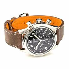 Thumbnail von Longines Avigation L28164532 - Avigation Bigeye Chronograph Automatic Black Dial Men's Watch </h1>