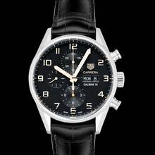 Thumbnail von TAG Heuer Carrera Calibre 16 CV2A1AB.FC6379 - Carrera Chronograph Calibre 16 DD Automatic Black Dial Men's Watch </h1>
