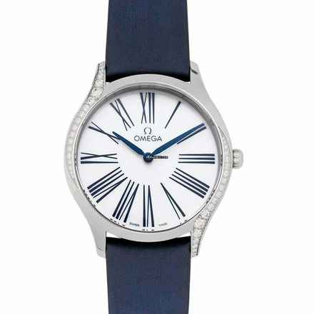  Omega De Ville Trésor 428.17.36.60.04.001 - De Ville Tresor Quartz 36 mm Quartz White Dial Diamonds Ladies Watch </h1> 