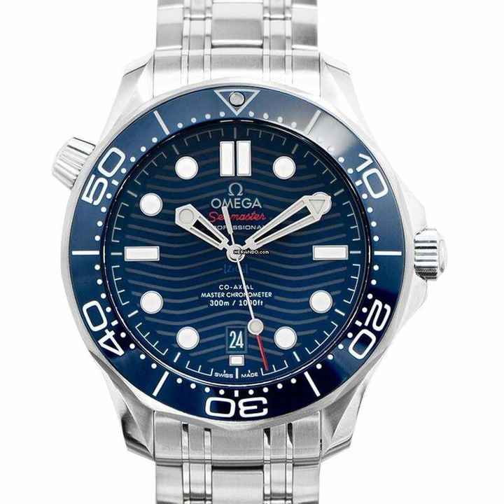  Omega Seamaster Diver 300 M 210.30.42.20.03.001 - Seamaster Automatic Blue Dial Stainless Steel Men's Watch </h1> 