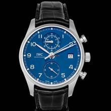 Thumbnail von IWC Portugieser Chronograph IW390303 - Portugieser Chronograph Classic Automatic Blue Dial Men's Watch </h1>