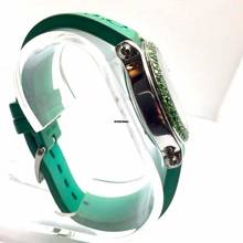 Thumbnail von Chopard Happy Sport Steel 38mm DIAMONDS & EMERALDS Watch </h1>