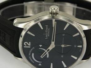 Thumbnail von Louis Erard 1931 Gangreserve Stahl Handaufzug 42mm Neu