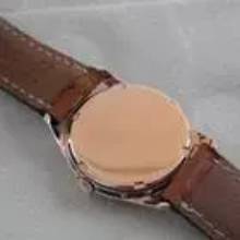 Thumbnail von Omega Herrenuhr massiv 14 Karat Roségold 33 mm Cal 26.5 T </h1>