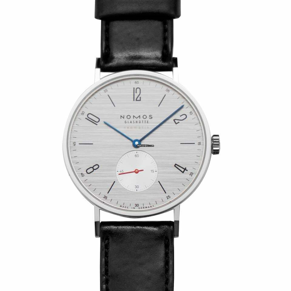  NOMOS Tangente Neomatik 141 - Tangente Neomatik 39 Silvercut Automatic Silver Dial 38.5mm Men's Watch </h1> 