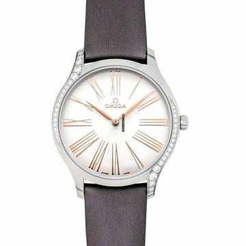  Omega De Ville Trésor 428.17.39.60.02.001 - De Ville Tresor Quartz 39 mm Quartz Silver Dial Steel Men's Watch </h1> 