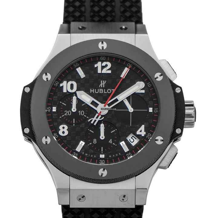  Hublot Big Bang 41 mm 341.SB.131.RX - Big Bang Automatic Black Dial Stainless Steel Men's Watch </h1> 