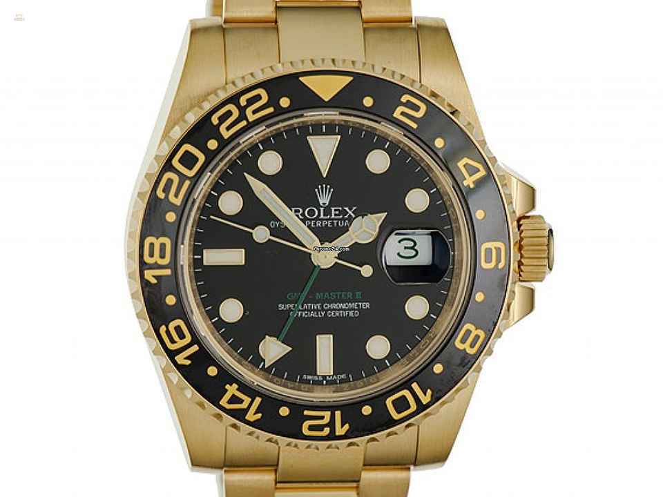 Rolex GMT Master II 40mm Gelbgold Ref. 116718LN