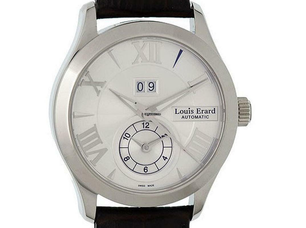  Louis Erard 1931 GMT Big Date Stahl Automatik 40mm Neu 