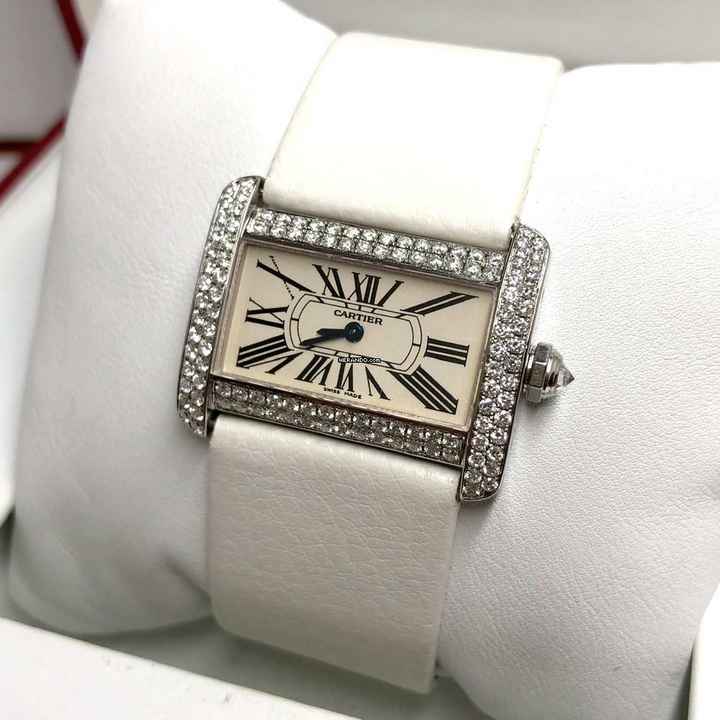  Cartier Tank Divan Quartz 31mm Steel 1.49TCW DIAMONDS Watch </h1> 