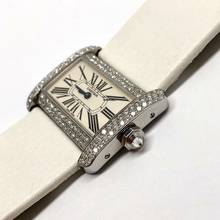 Thumbnail von Cartier Tank Divan Quartz 31mm Steel 1.49TCW DIAMONDS Watch </h1>
