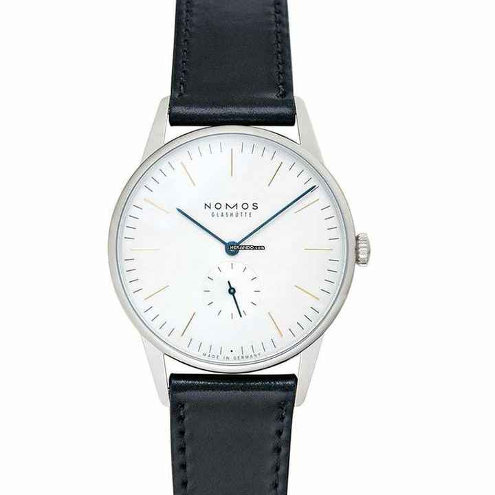  NOMOS Orion 38 387 - Orion 38 Manual-winding White Silver-plated Dial 38.0mm Men's Watch </h1> 