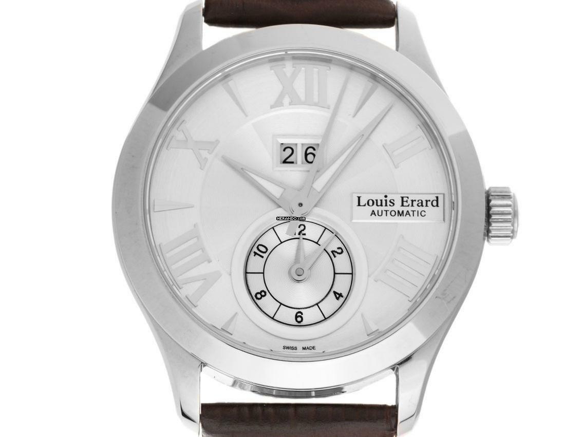  Louis Erard 1931 GMT Big Date Stahl Automatik 40mm Neu 