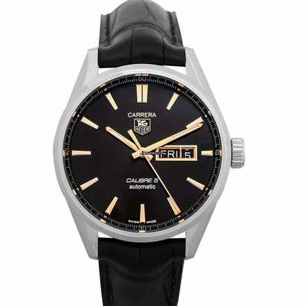  TAG Heuer WAR201C.FC6266 - Carrera Calibre 5 Day-Date Automatic Black Dial Ladies Watch </h1> 