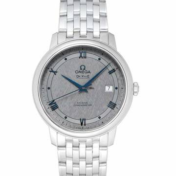  Omega De Ville Prestige 424.10.40.20.06.002 - De Ville Prestige Co-Axial 39.5 mm Automatic Grey Dial Steel Men's W </h1> 