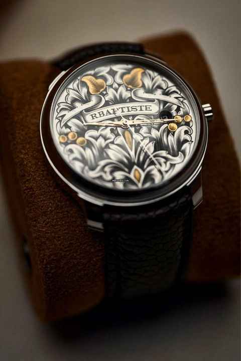  RBaptiste Voltaire handcrafted 24K Gold Inlay verschiedene Motive jedes ein Unikat 