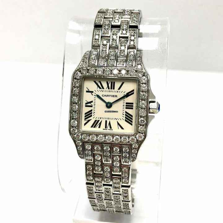  Cartier Santos Demoiselle Quartz 20mm Steel Watch </h1> 