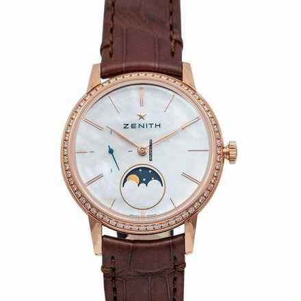  Zenith Elite 22.2320.692/80.C713 - Elite Lady Moonphase Automatic Mother of pearl Dial Diamond Bezel La </h1> 