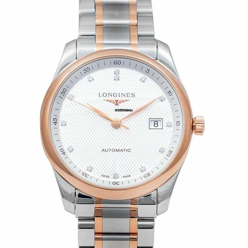  Longines Master Collection L27935777 - Master Collection Automatic Silver Dial Diamond Men's Watch </h1> 