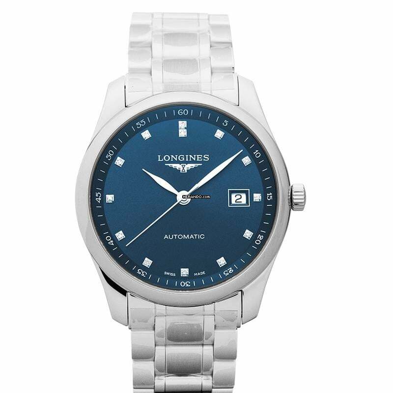  Longines Master Collection L27934976 - Master Collection Automatic Blue Dial Diamond Men's Watch </h1> 