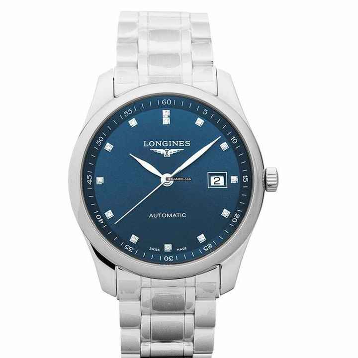  Longines Master Collection L27934976 - Master Collection Automatic Blue Dial Diamond Men's Watch </h1> 