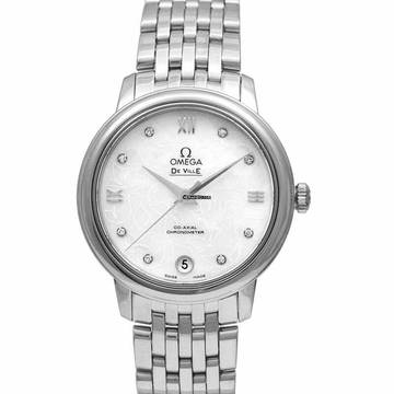  Omega De Ville Prestige 424.10.33.20.55.001 - De Ville Prestige Butterfly Co-Axial 32.7 mm Automatic White Mother </h1> 