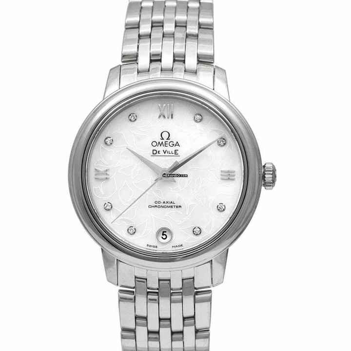  Omega De Ville Prestige 424.10.33.20.55.001 - De Ville Prestige Butterfly Co-Axial 32.7 mm Automatic White Mother </h1> 
