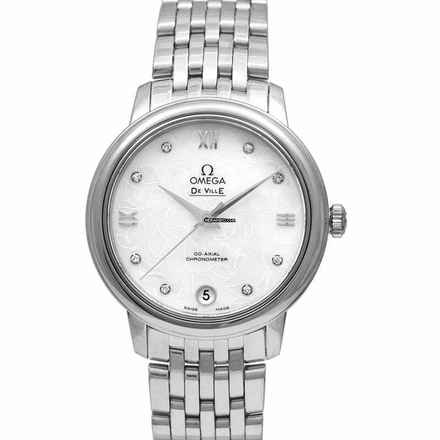  Omega De Ville Prestige 424.10.33.20.55.001 - De Ville Prestige Butterfly Co-Axial 32.7 mm Automatic White Mother </h1> 