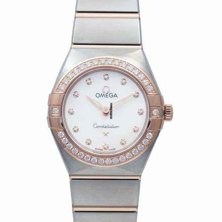  Omega Constellation Quartz 131.25.25.60.55.001 - Constellation Manhattan Quartz 25 mm Quartz White Dial Diamonds Gold </h1> 