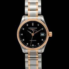 Thumbnail von Longines Master Collection L21285597 - Master Collection Automatic Black Dial Diamond Ladies Watch </h1>