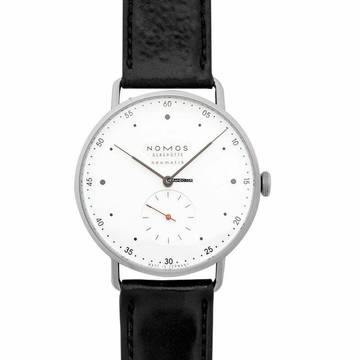  NOMOS Metro Neomatik 1113 - Metro Neomatik 39 Automatic White Silver-plated Dial 38.5mm Men's Watch </h1> 