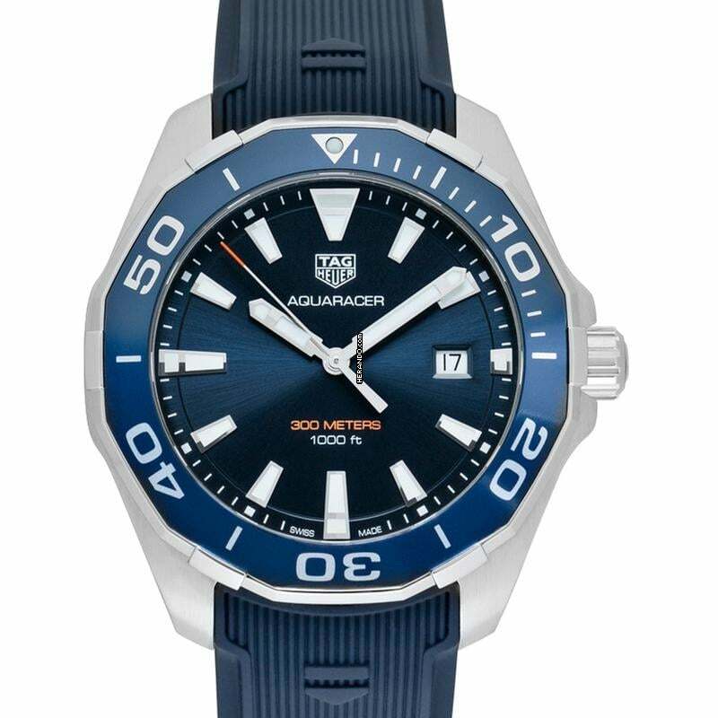  TAG Heuer Aquaracer WAY101C.FT6153 - Aquaracer Quartz Blue Dial Men's Watch </h1> 
