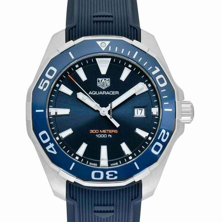  TAG Heuer Aquaracer WAY101C.FT6153 - Aquaracer Quartz Blue Dial Men's Watch </h1> 